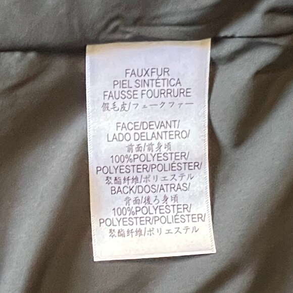 Gorgeous BCBGMAXAZRIA Women's Charcoal Gray Faux Fur Hooded Coat/Jacket, Size M - Picture 9 of 15